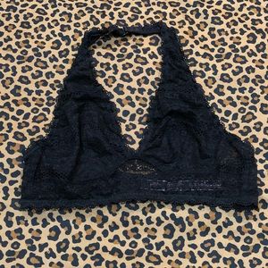 Victoria Secret Black lace bralette size *L*